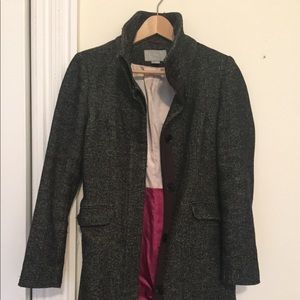 H&M Women’s Tweed Coat. Great fit. Stand collar.